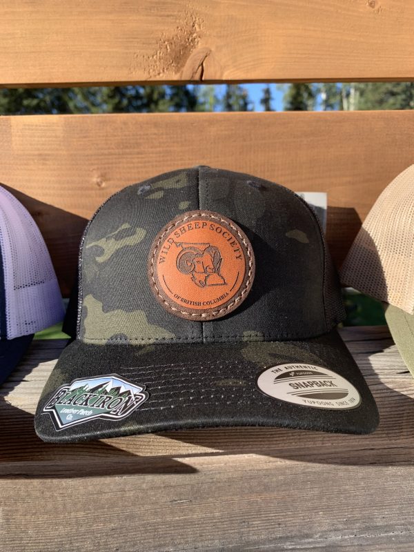 Leather Patch Trucker Hats | Wild Sheep Society of British Columbia ...